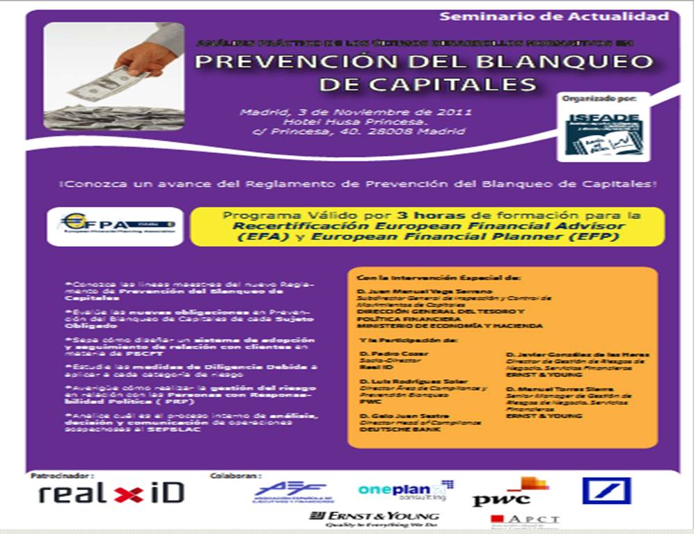 Prevención de blanqueo de capitales