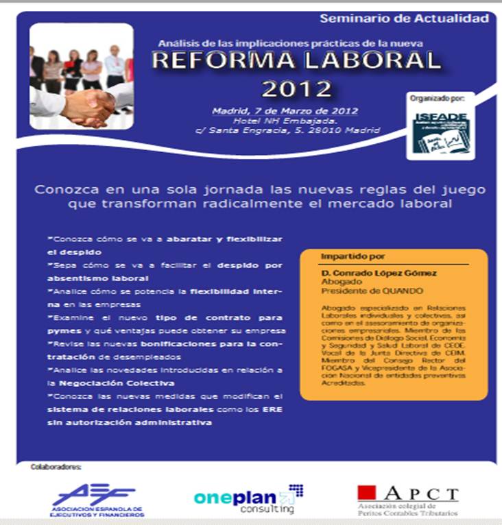 Reforma Laboral 2012