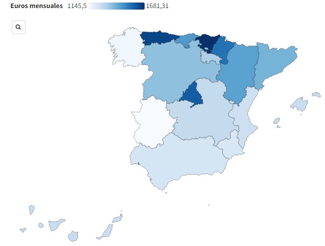 De los 1.145 euros de Extremadura a los 1.680 euros del País Vasco: cuánto cobran los jubilados en España