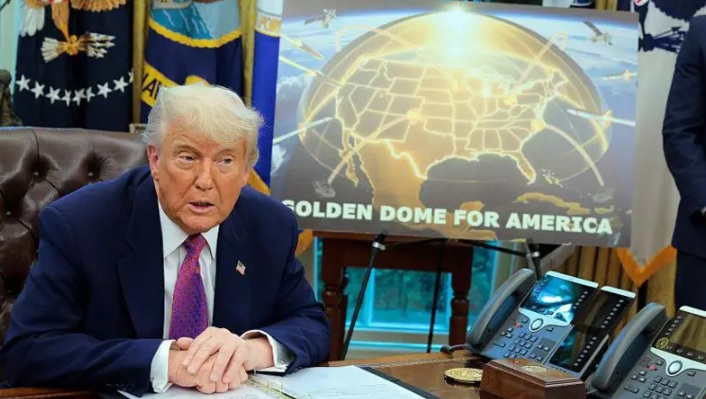 Trump anuncia la construcción de un «domo dorado» para la defensa aérea de EE.UU.